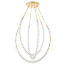 Vintage Brass Celeste Chandelier 48.25" by Corbett Lighting, view 2