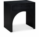 August 26" Oak Veneer Nightstand - Black
