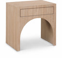 August 26" Oak Veneer Nightstand - Natural