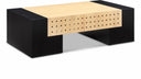 Mondrian Ash Veneer Coffee Table - Black