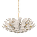 Vintage Gold Leaf Aimi Chandelier 48.5" by Corbett Lighting, view 6