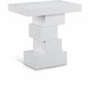 Westmount Ash Veneer End / Side Table - White