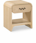 Hayes 22" Ash Veneer Nightstand / Side Table - Natural