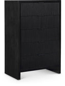 Fairfax Solid Wood And Oak Veneer Chest - Black