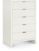 Fairfax Solid Wood And Oak Veneer Chest - Cream