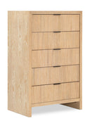 Fairfax Solid Wood And Oak Veneer Chest - Natural