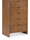 Fairfax Solid Wood And Oak Veneer Chest - Brown