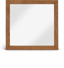 Fairfax Solid Wood And Oak Veneer Frame Mirror - Brown