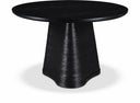 Bernada 48" Solid Wood And Oak Veneer Dining Table - Black