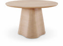 Bernada 48" Solid Wood And Oak Veneer Dining Table - Natural
