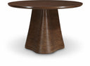 Bernada 48" Solid Wood And Oak Veneer Dining Table - Brown