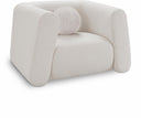 Abbington Boucle Fabric Upholstered Chair - Cream