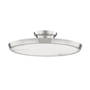 Polished Nickel Draper Flush Mount 15.5" by Hudson Valley