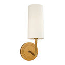 Aged Brass Dillon Wall Sconce 4.5" by Hudson Valley