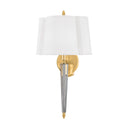 Aged Brass Oyster Bay Wall Sconce 12" by Hudson Valley
