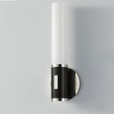 Polished Nickel Crewe Wall Sconce 5" x 14.5" by Hudson Valley, view 2