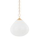 Vintage Brass Semilla Pendant 14" by Corbett Lighting, view 6