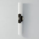 Polished Nickel Crewe Wall Sconce 5" x 26.25" by Hudson Valley, view 6