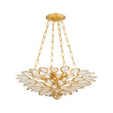 Gold Leaf Vittoria Semi Flush 18" by Corbett Lighting, view 4
