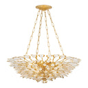 Gold Leaf Vittoria Semi Flush 18" by Corbett Lighting, view 5