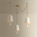 Ceramic Ivory Crackle Omi Chandelier 36" by Hudson Valley, view 6