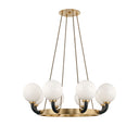 Aged Brass Werner Chandelier 46" by Hudson Valley