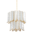 Vintage Gold Leaf Cartagena Chandelier 22.75" by Corbett Lighting, view 2