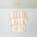Vintage Gold Leaf Cartagena Chandelier 31.5" by Corbett Lighting, view 7