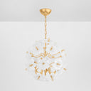 Gold Leaf Hygea Chandelier 20" by Corbett Lighting, view 2