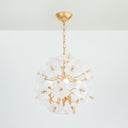 Gold Leaf Hygea Chandelier 20" by Corbett Lighting, view 3