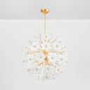 Gold Leaf Hygea Chandelier 33" by Corbett Lighting, view 4