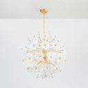 Gold Leaf Hygea Chandelier 33" by Corbett Lighting, view 2
