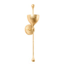 Vintage Gold Leaf Antalya Wall Sconce 5" by Corbett Lighting
