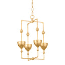 Vintage Gold Leaf Antalya Wall Sconce 5" by Corbett Lighting, view 7