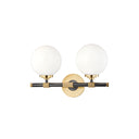Aged Brass and Old Bronze Bowery Bath And Vanity 15" by Hudson Valley