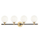 Aged Brass and Old Bronze Bowery Bath And Vanity 32.75" by Hudson Valley