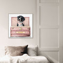 Pink Luxury Trunk - Custom Pet Portrait