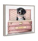 Pink Luxury Trunk - Custom Pet Portrait