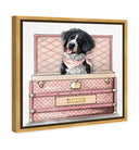 Pink Luxury Trunk - Custom Pet Portrait