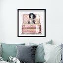 Pink Luxury Trunk - Custom Pet Portrait