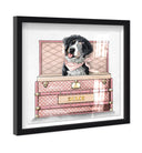Pink Luxury Trunk - Custom Pet Portrait