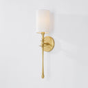 Aged Brass Guilford Wall Sconce 4.75" by Hudson Valley, view 2