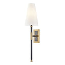 Aged Brass and Old Bronze Bowery Wall Sconce 5" by Hudson Valley