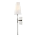 Polished Nickel Bowery Wall Sconce 5" by Hudson Valley
