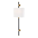 Aged Brass and Old Bronze Bowery Wall Sconce 12" by Hudson Valley