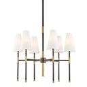Aged Brass and Old Bronze Bowery Chandelier 28" by Hudson Valley