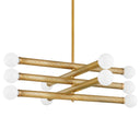 Vintage Brass Pienza Wall Sconce 5.5" x 20" by Corbett Lighting, view 6
