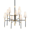 Aged Brass and Old Bronze Bowery Chandelier 34" by Hudson Valley