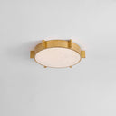 Vintage Brass Ansonia Flush Mount 14" by Corbett Lighting, view 4