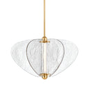 Vintage Brass Freya Pendant 20.25" by Corbett Lighting, view 6